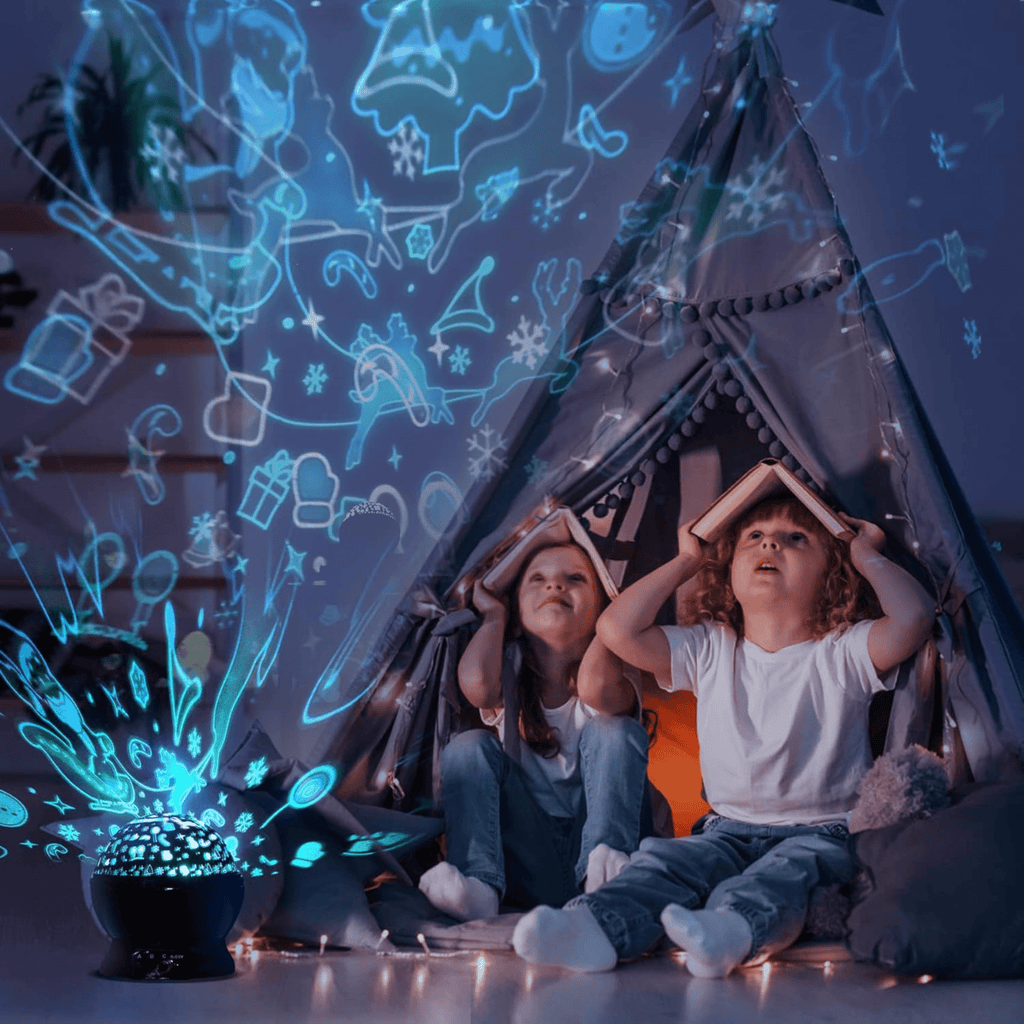 Proyector de Luz Nocturna de Navidad: Ilumina Tu Hogar con Espíritu Festivo - Punchipum.com